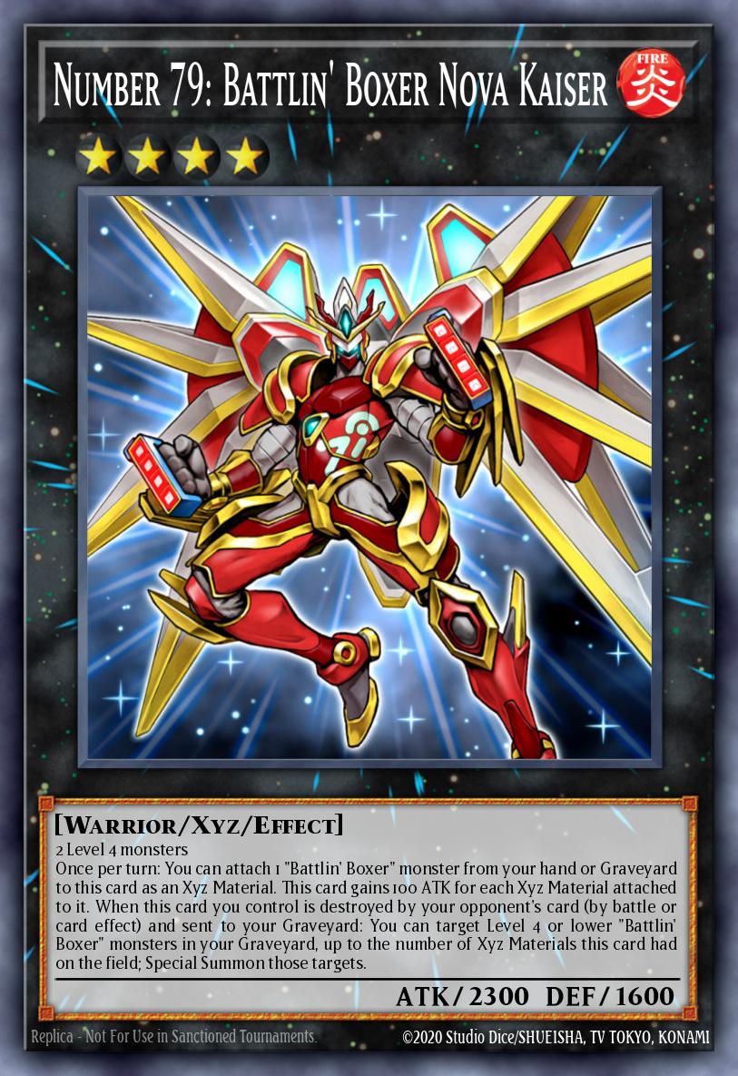 Number 79: Battlin' Boxer Nova Kaiser Yu-Gi-Oh card