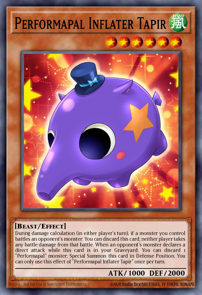 Performapal Inflater Tapir Yu-Gi-Oh card