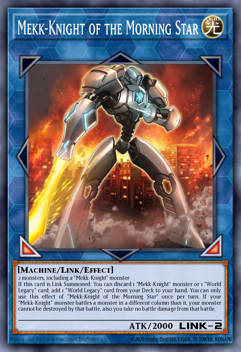 Mekk-Knight of the Morning Star Yu-Gi-Oh card