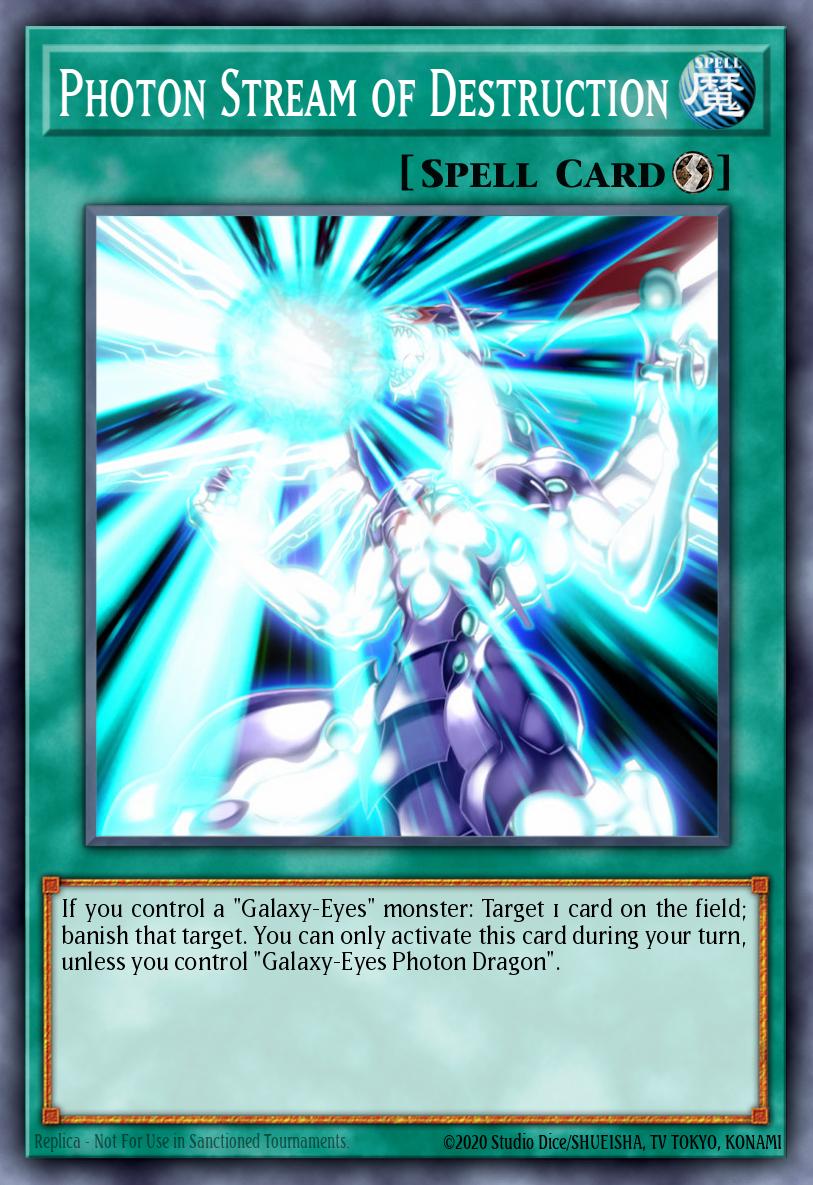 Photon Stream of Destruction Yu-Gi-Oh card