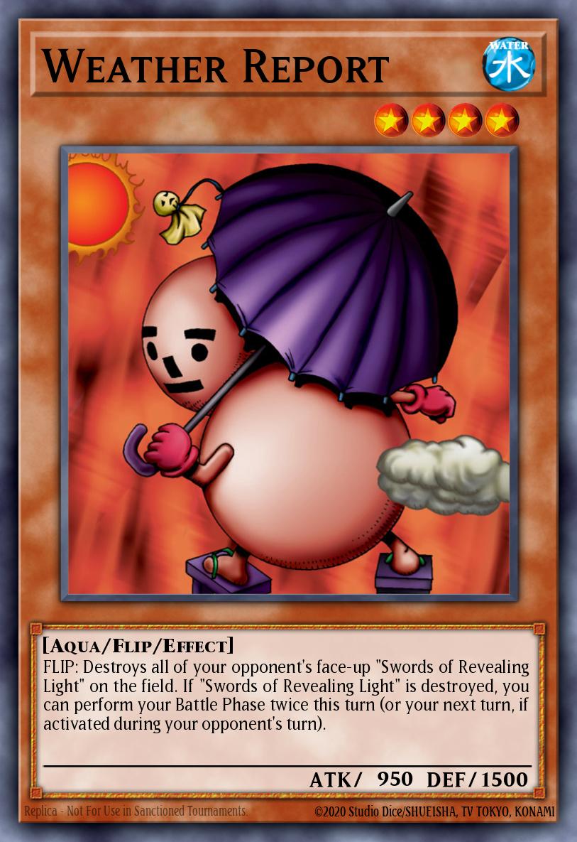 Weather Report Yu-Gi-Oh card