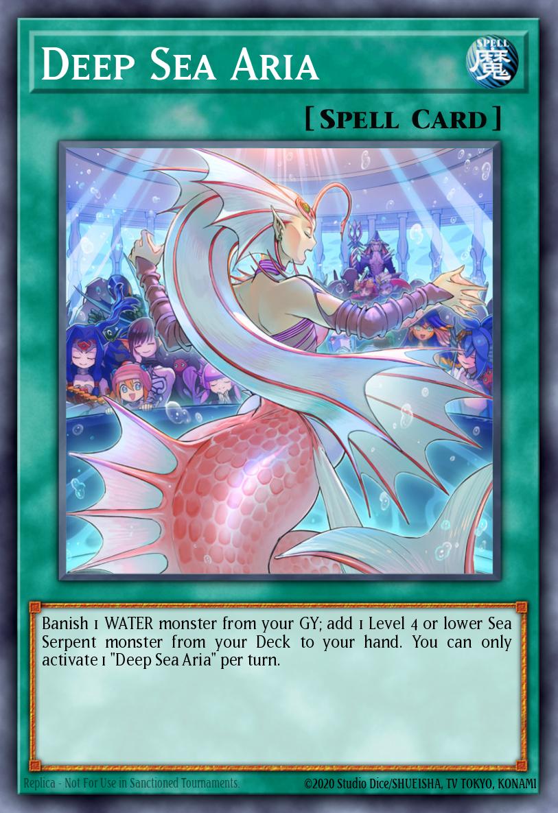 Deep Sea Aria Yu-Gi-Oh card