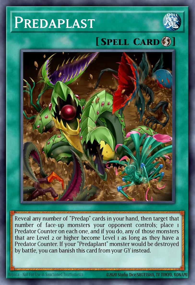 Predaplast Yu-Gi-Oh card
