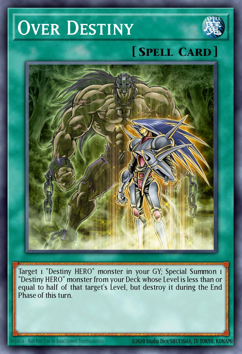 Over Destiny Yu-Gi-Oh card