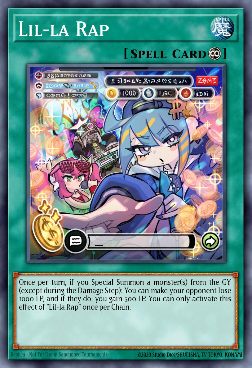 Lil-la Rap Yu-Gi-Oh card