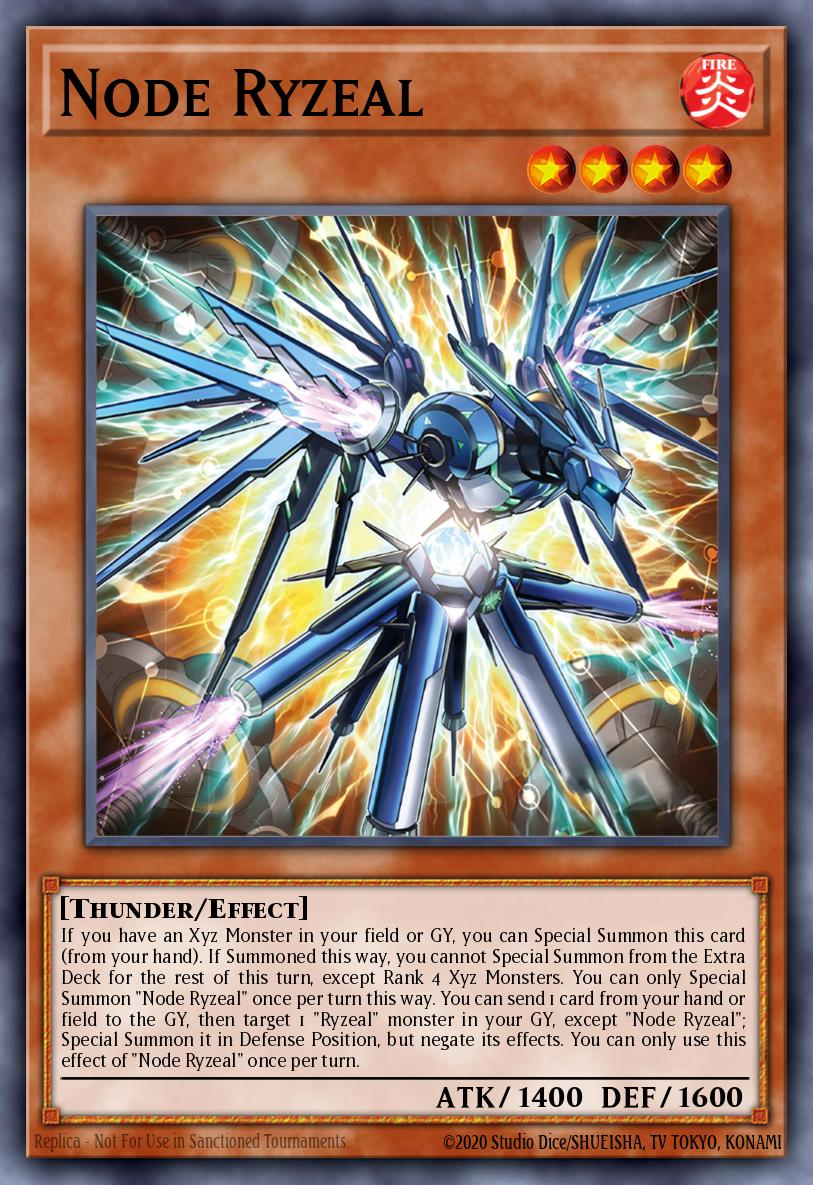 Node Ryzeal Yu-Gi-Oh card