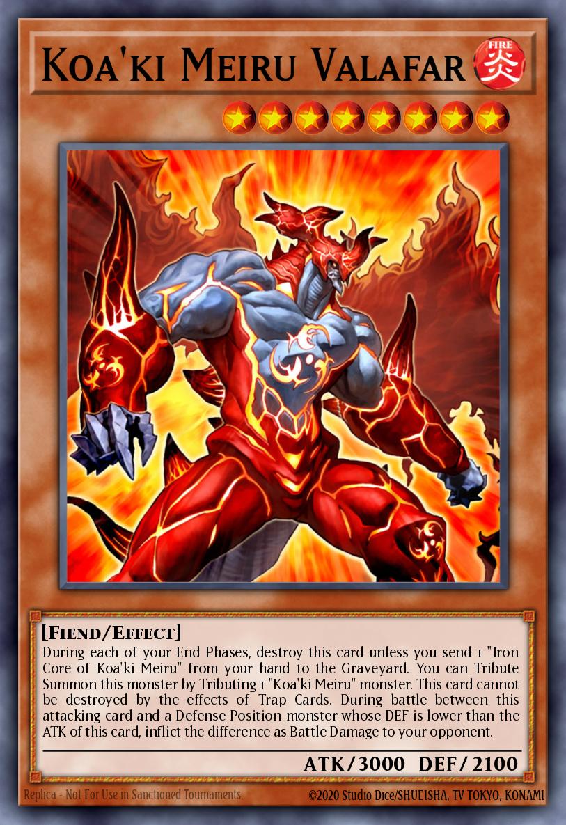 Koa'ki Meiru Valafar Yu-Gi-Oh card