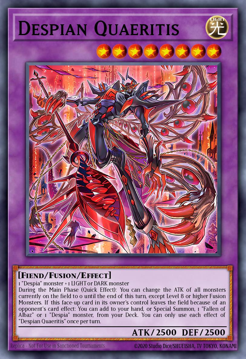 Despian Quaeritis Yu-Gi-Oh card