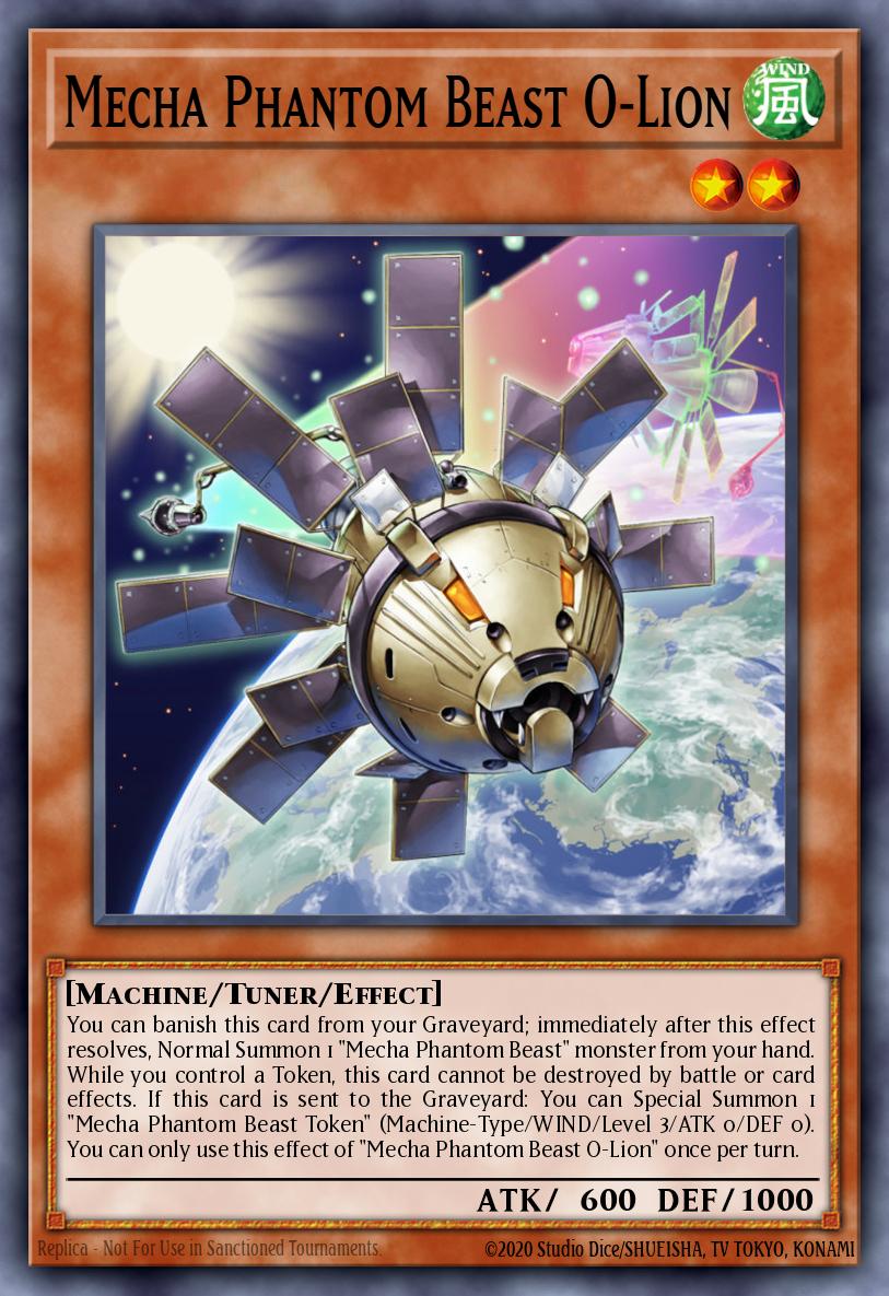 Mecha Phantom Beast O-Lion Yu-Gi-Oh card