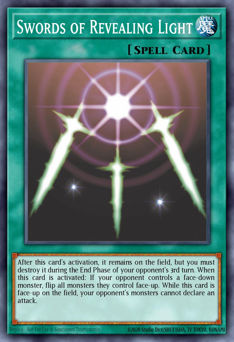 Swords of Revealing Light Yu-Gi-Oh card