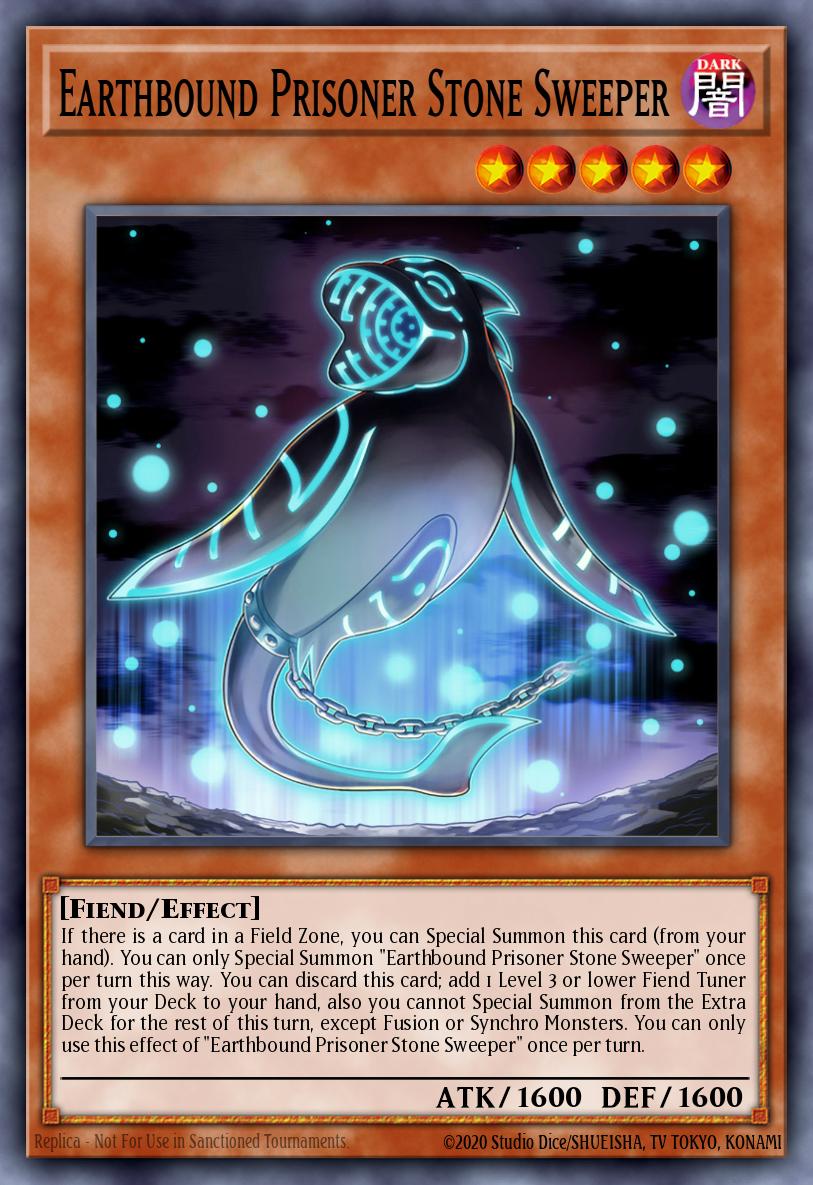 Earthbound Prisoner Stone Sweeper Yu-Gi-Oh card