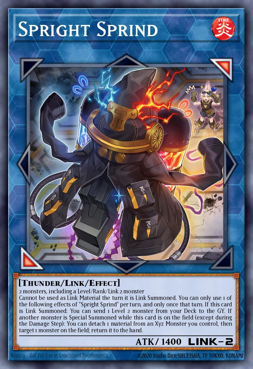 Spright Sprind Yu-Gi-Oh card