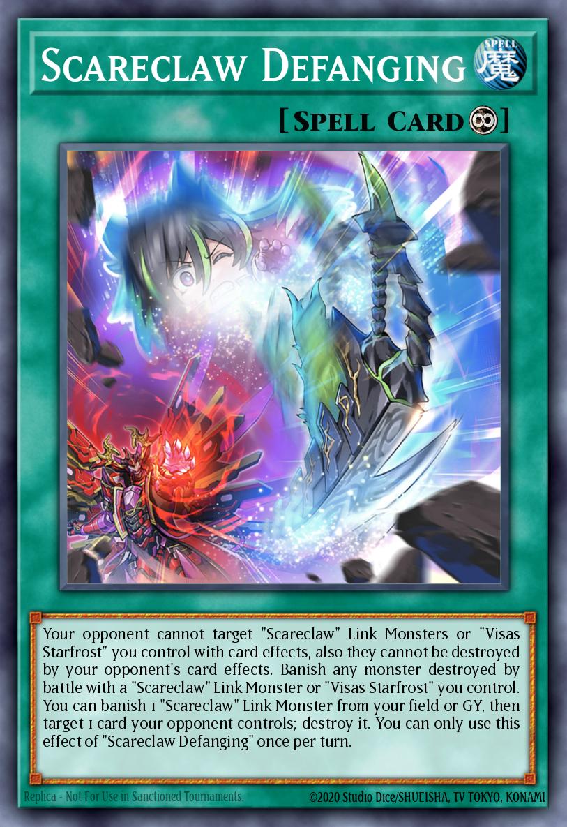 Scareclaw Defanging Yu-Gi-Oh card