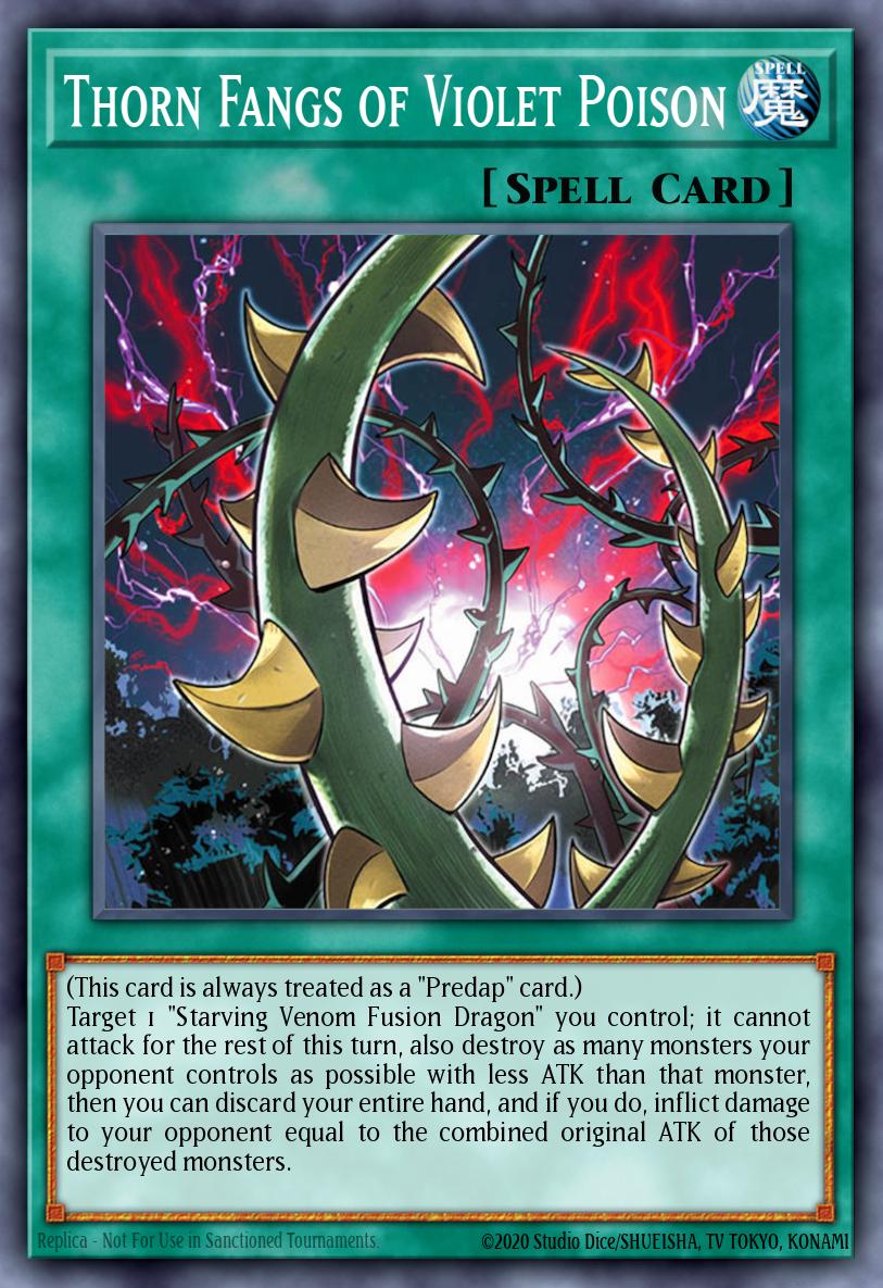 Thorn Fangs of Violet Poison Yu-Gi-Oh card