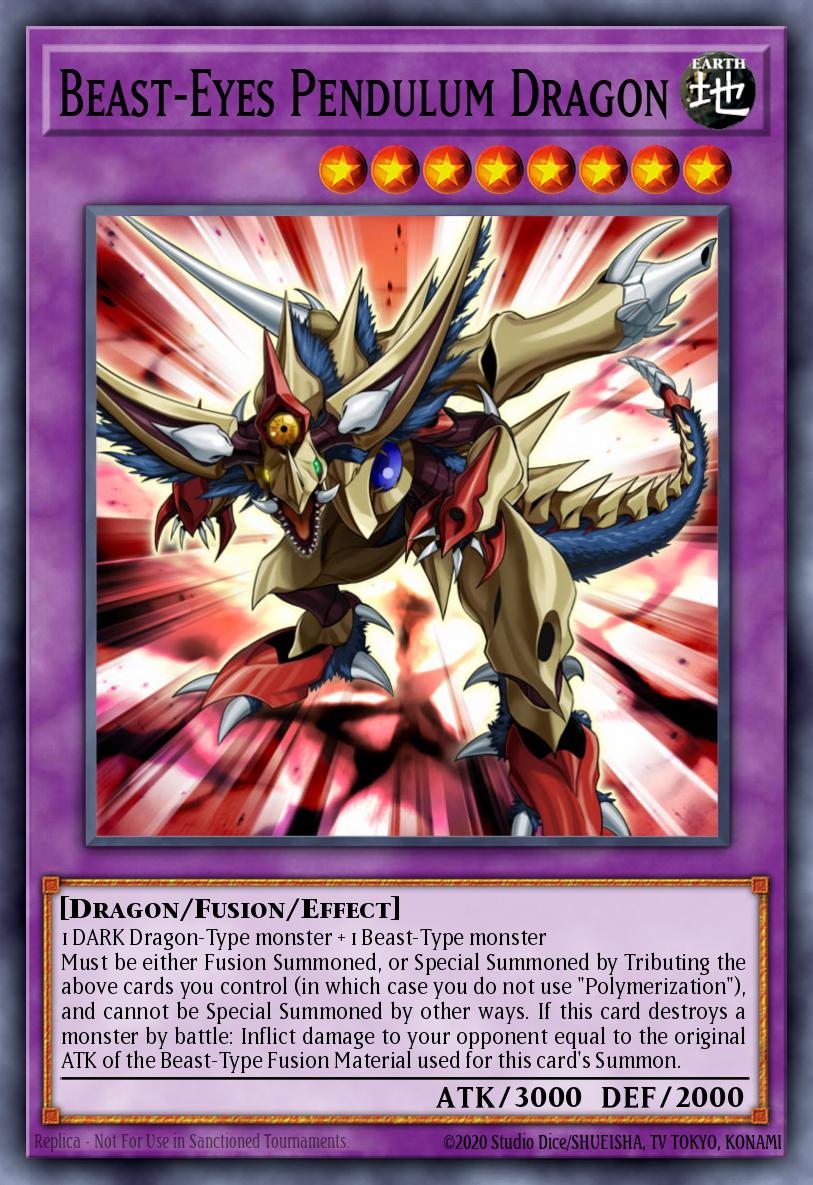 Beast-Eyes Pendulum Dragon Yu-Gi-Oh card