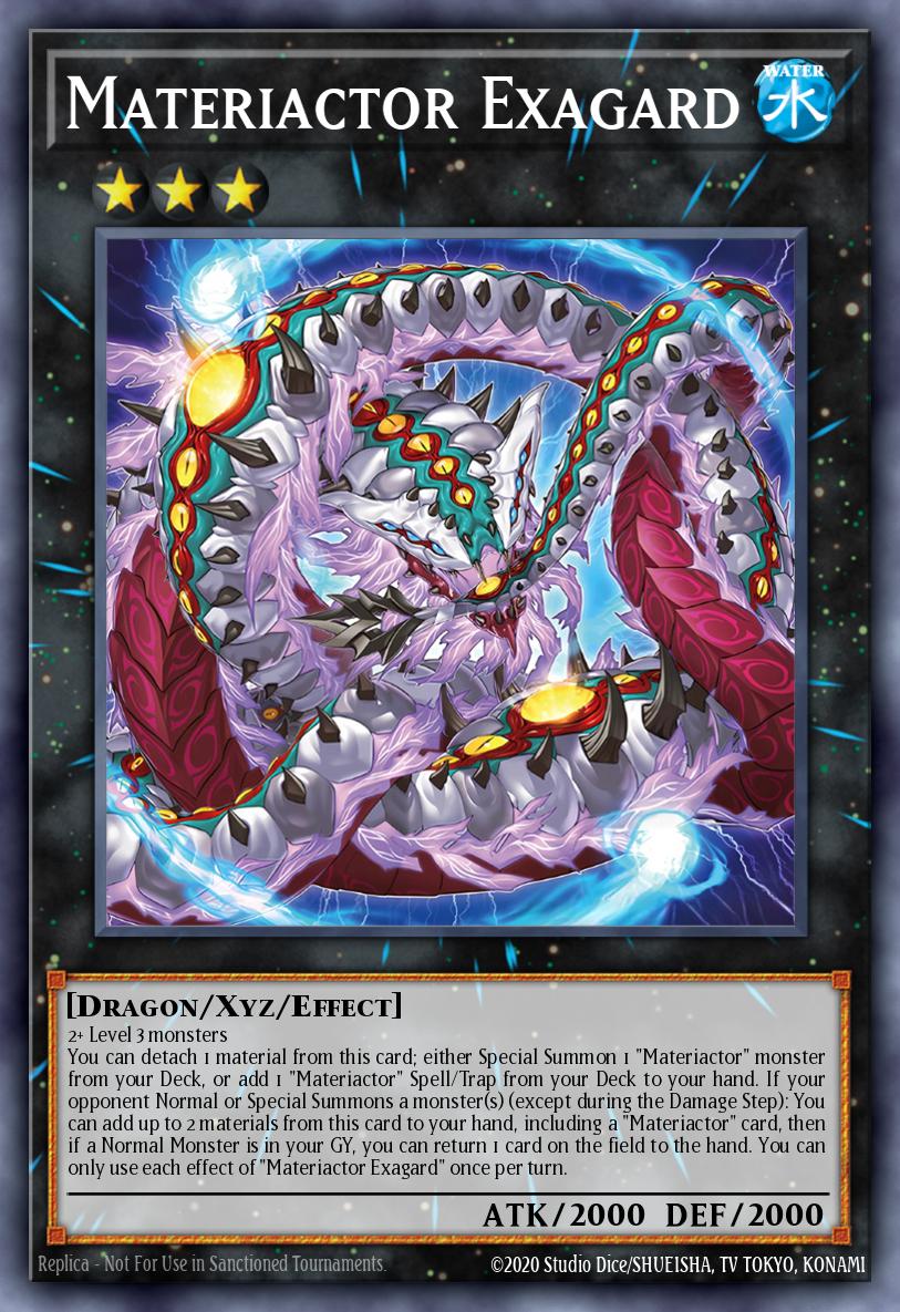 Materiactor Exagard Yu-Gi-Oh card