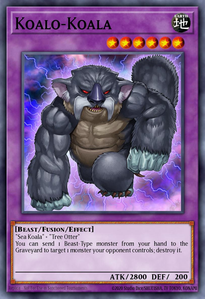 Koalo-Koala Yu-Gi-Oh card