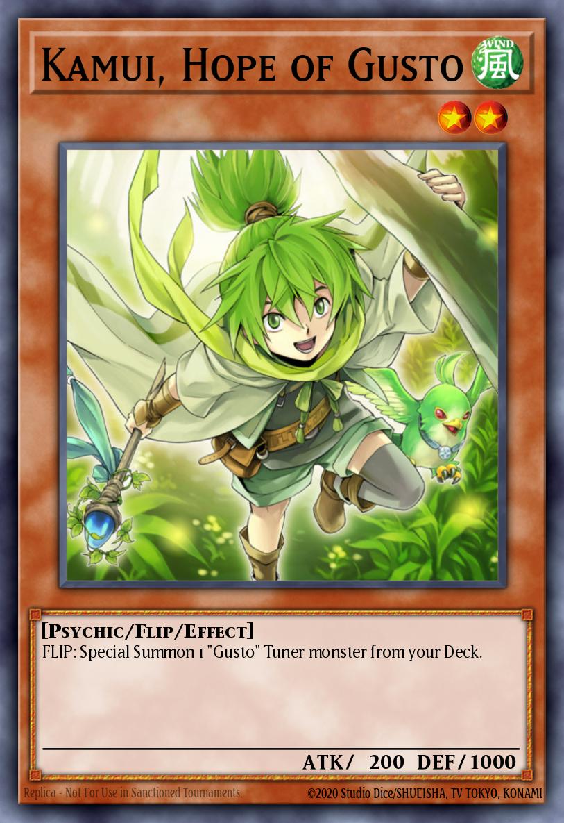 Kamui, Hope of Gusto Yu-Gi-Oh card