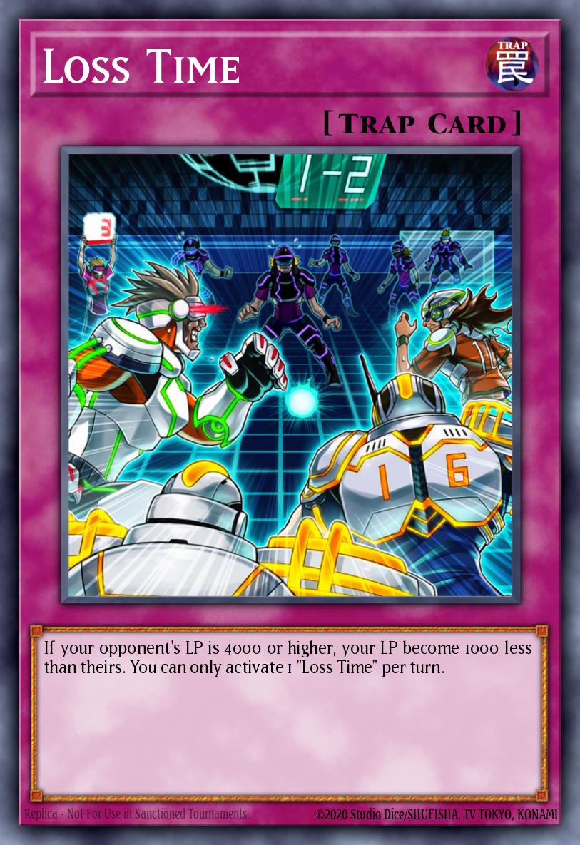 Loss Time Yu-Gi-Oh card