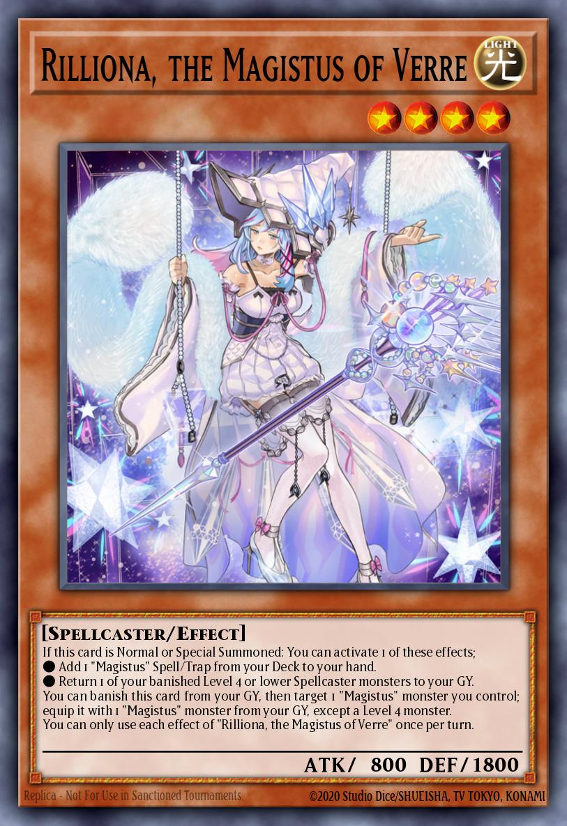 Rilliona, the Magistus of Verre Yu-Gi-Oh card