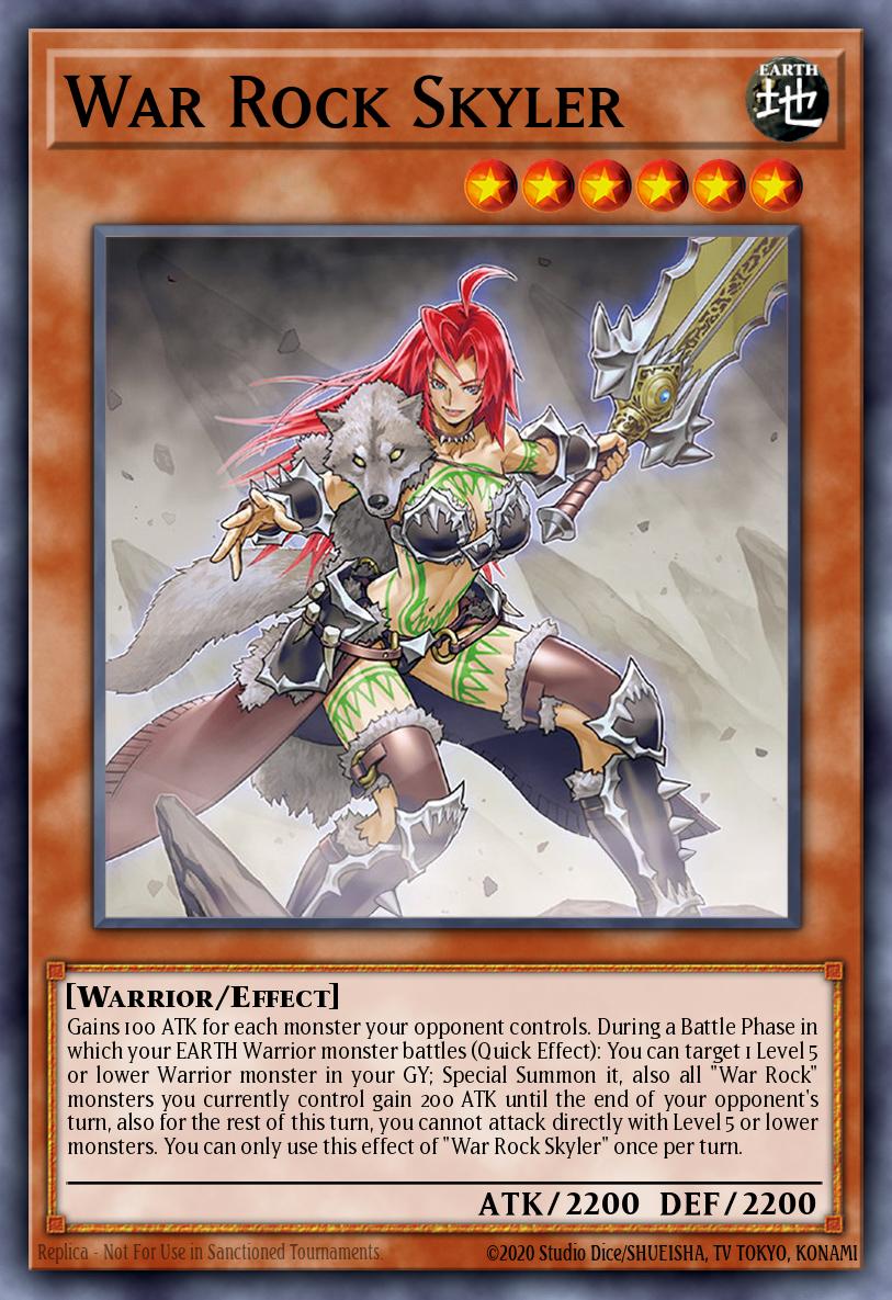 War Rock Skyler Yu-Gi-Oh card