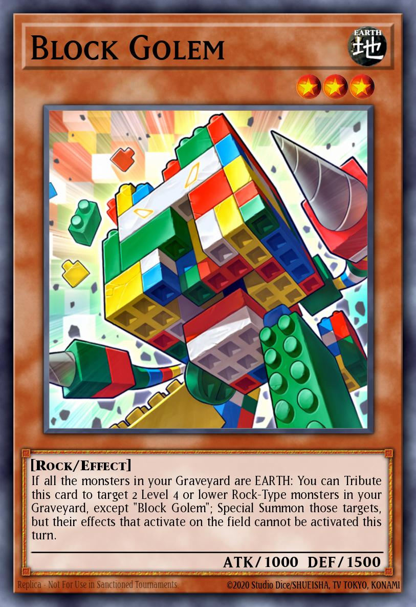 Block Golem Yu-Gi-Oh card