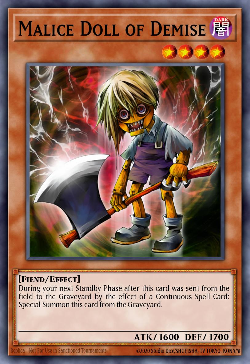 Malice Doll of Demise Yu-Gi-Oh card