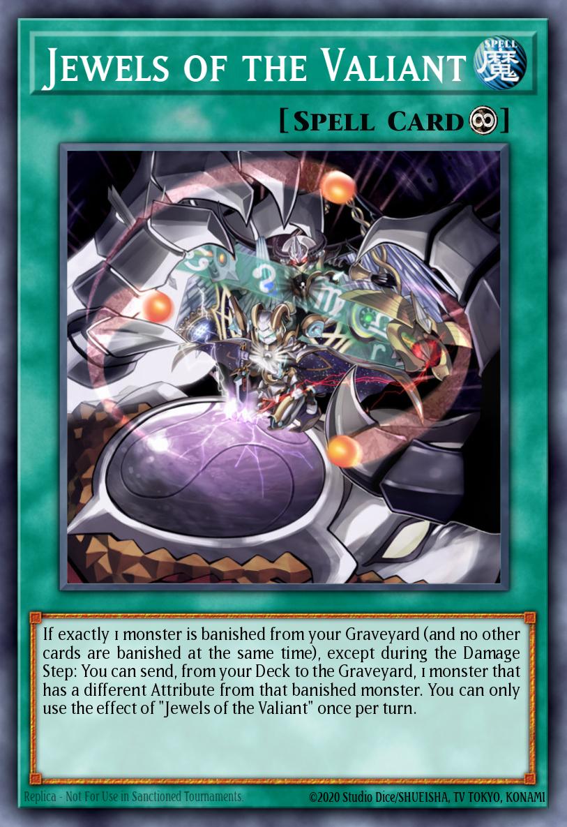 Jewels of the Valiant Yu-Gi-Oh card