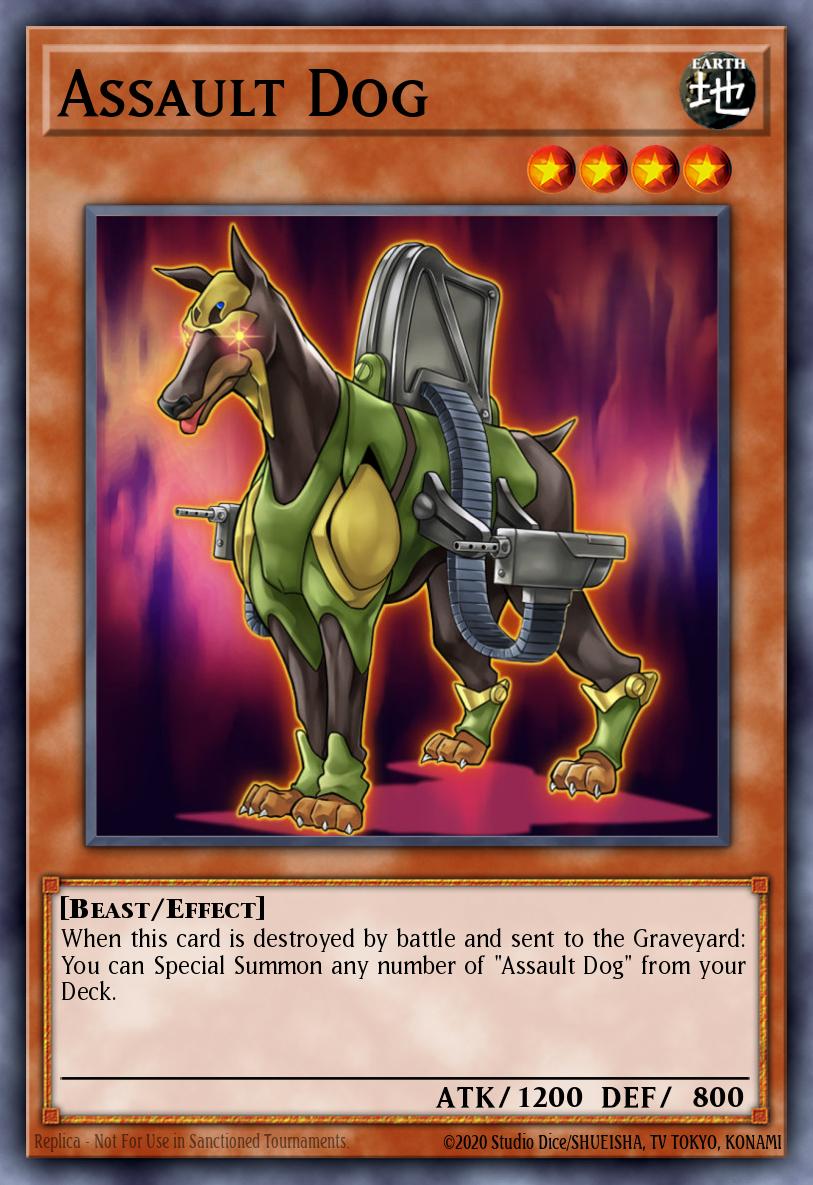 Assault Dog Yu-Gi-Oh card