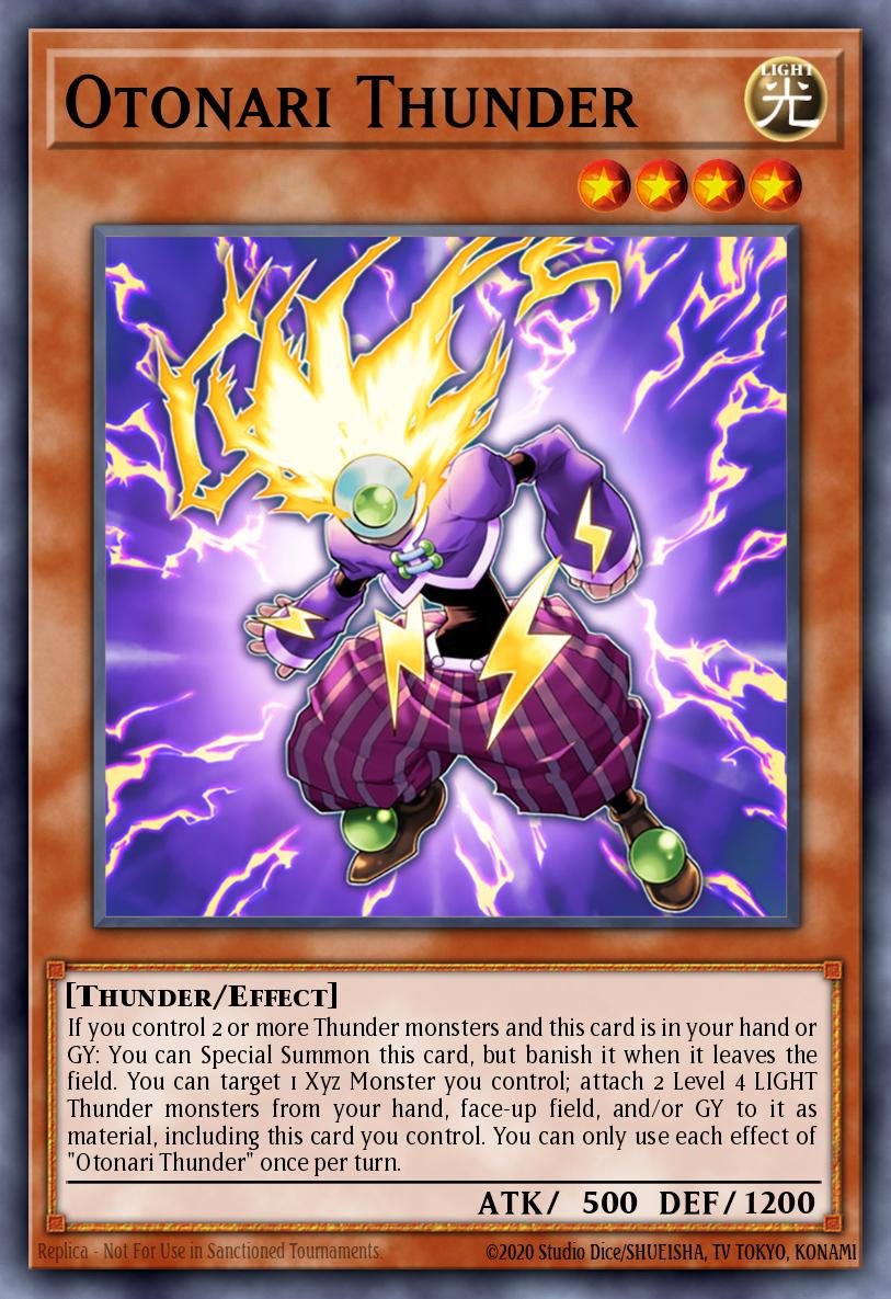Otonari Thunder Yu-Gi-Oh card