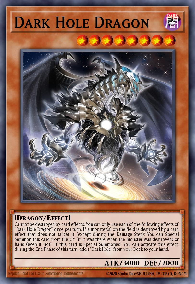 Dark Hole Dragon Yu-Gi-Oh card
