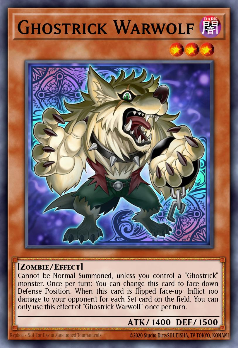 Ghostrick Warwolf Yu-Gi-Oh card