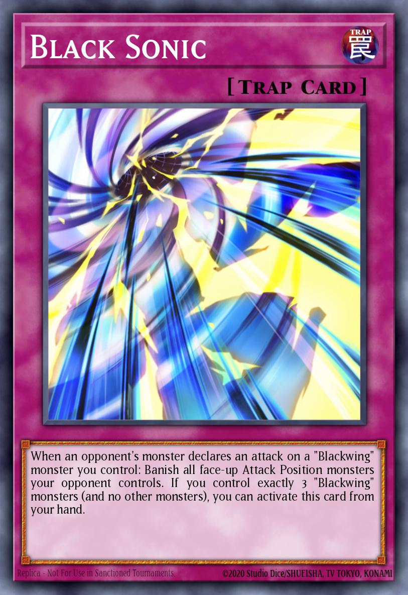Black Sonic Yu-Gi-Oh card