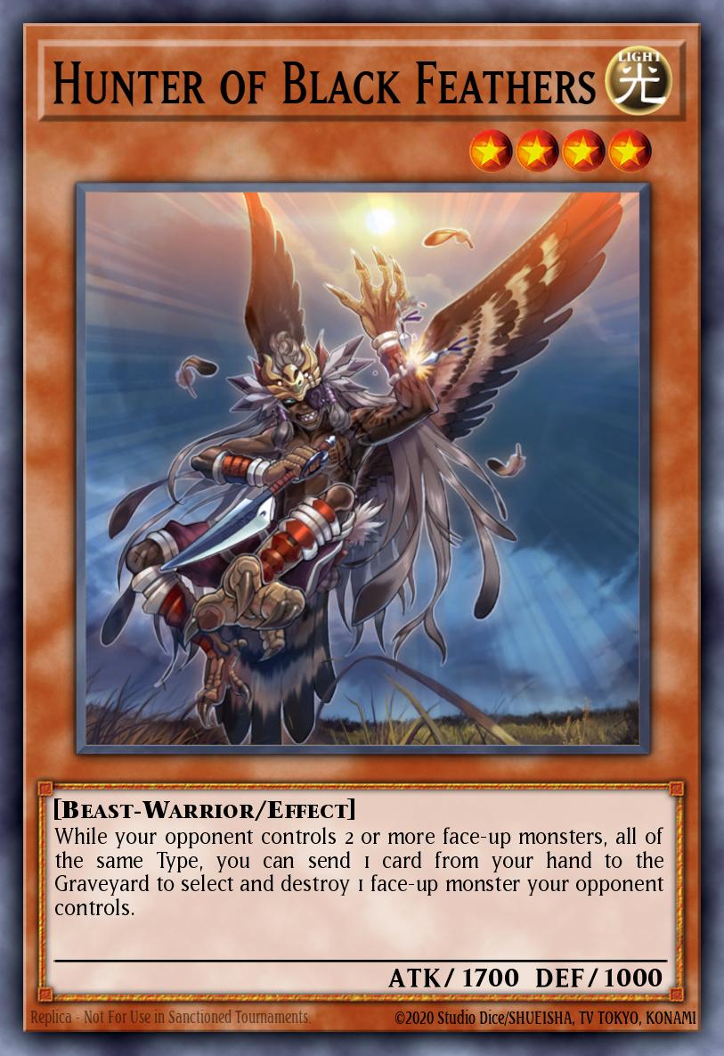 Hunter of Black Feathers Yu-Gi-Oh card