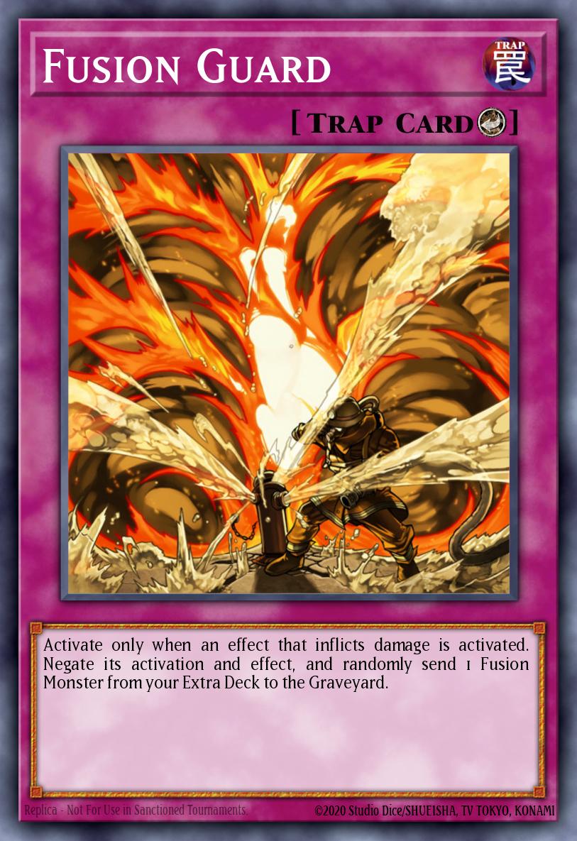 Fusion Guard Yu-Gi-Oh card