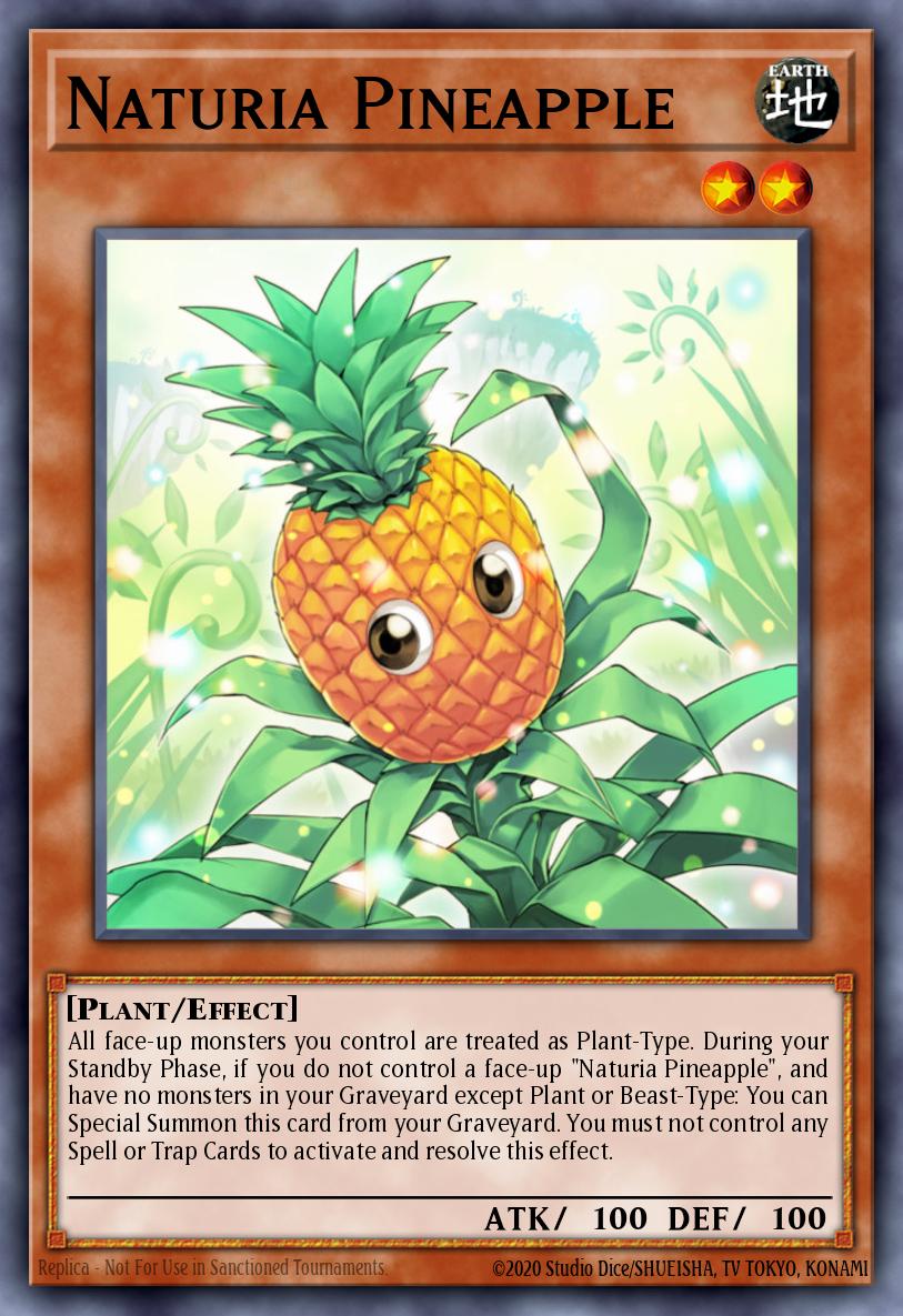 Naturia Pineapple Yu-Gi-Oh card
