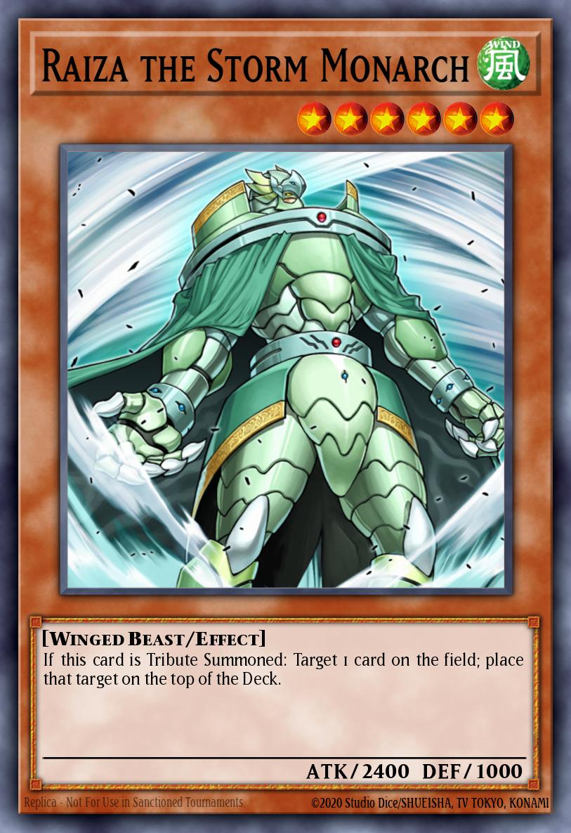 Raiza the Storm Monarch Yu-Gi-Oh card