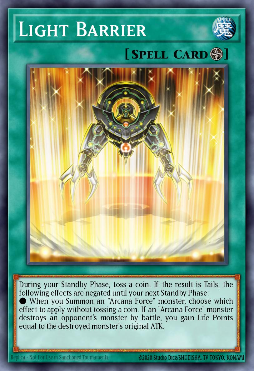Light Barrier Yu-Gi-Oh card