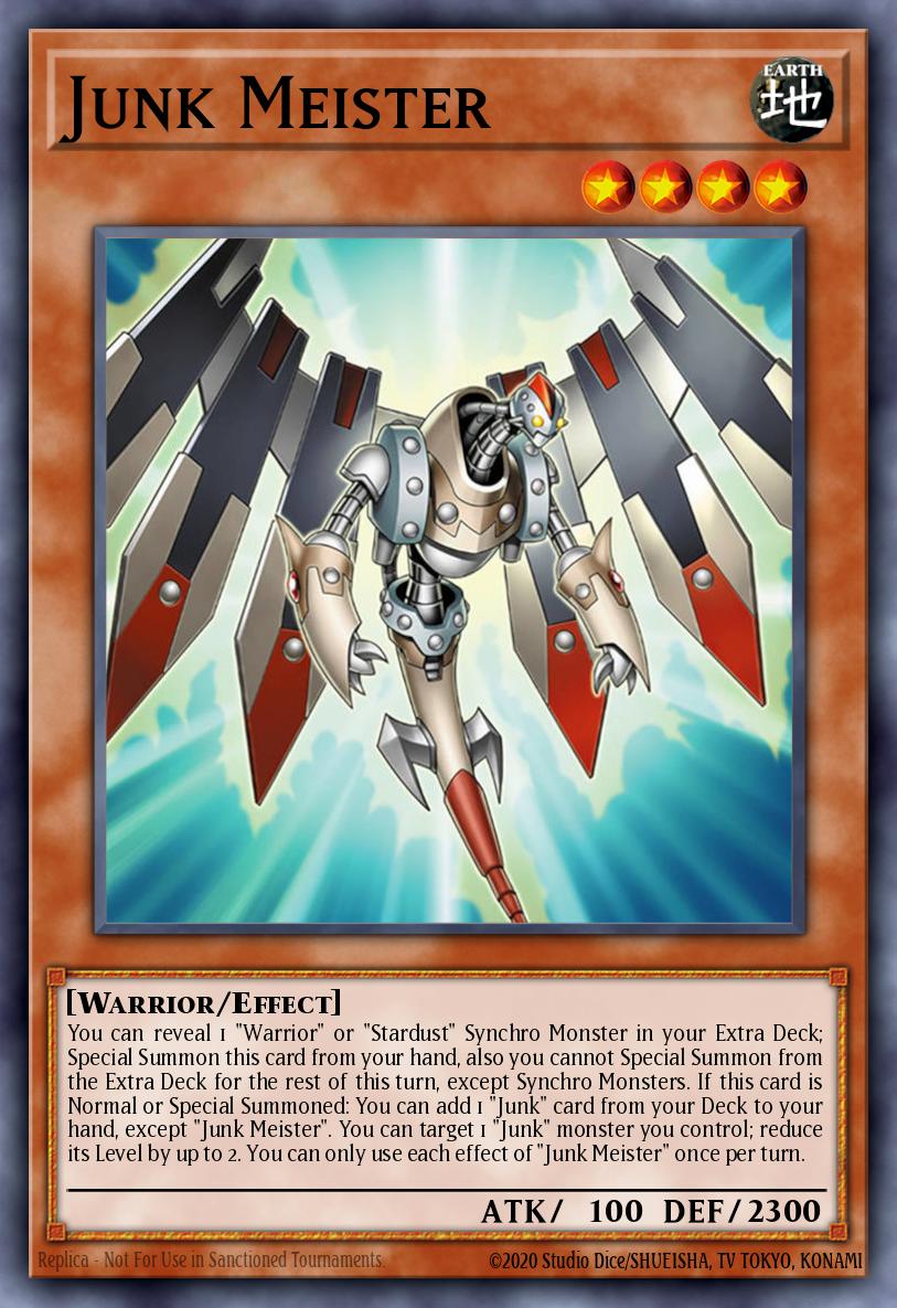 Junk Meister Yu-Gi-Oh card