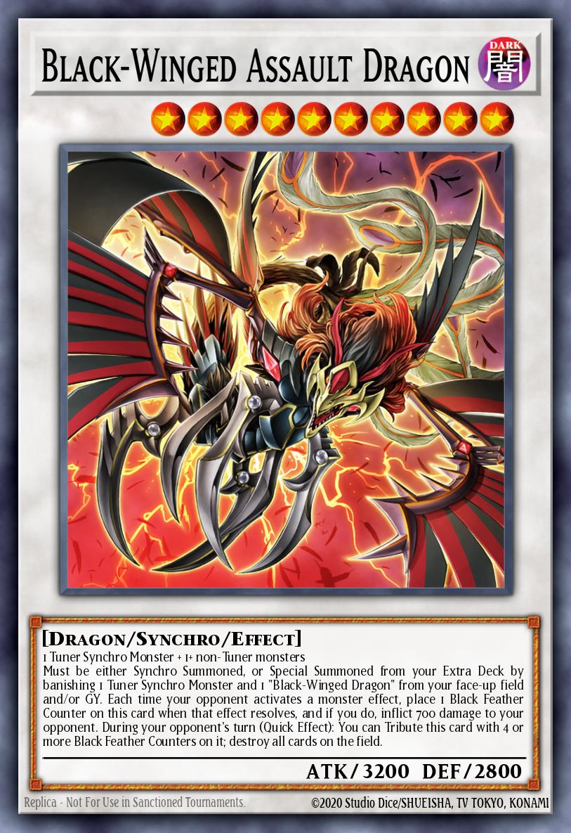 Black-Winged Assault Dragon Yu-Gi-Oh card