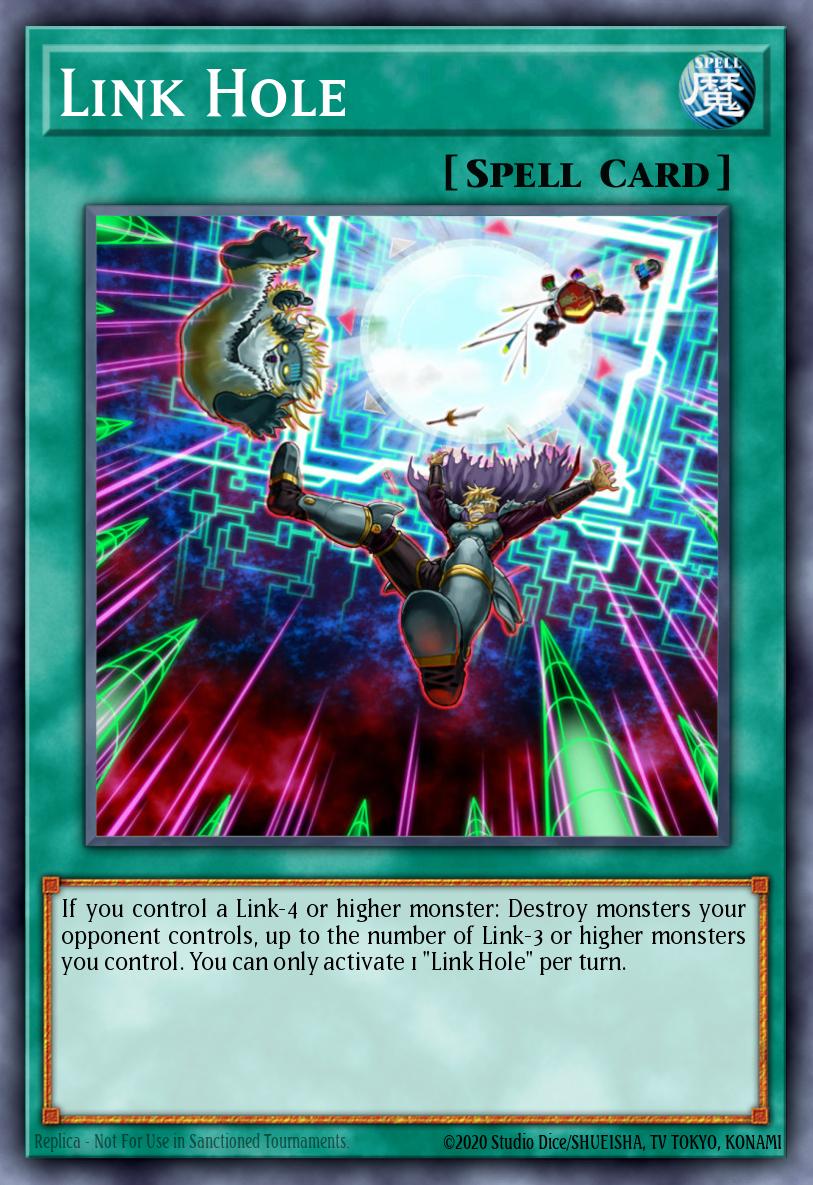 Link Hole Yu-Gi-Oh card