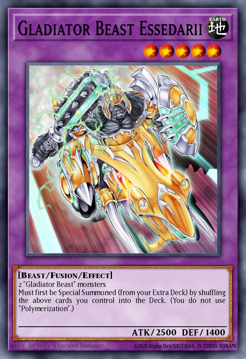 Gladiator Beast Essedarii Yu-Gi-Oh card