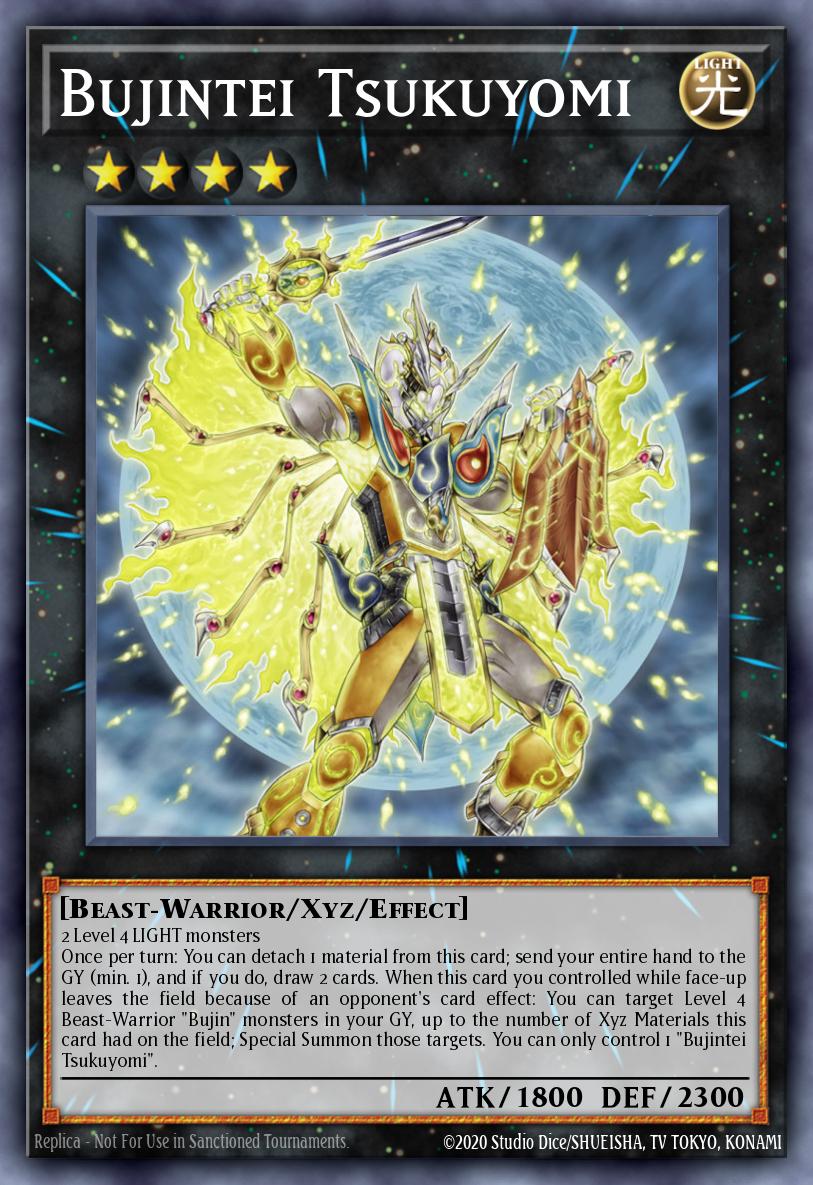 Bujintei Tsukuyomi Yu-Gi-Oh card