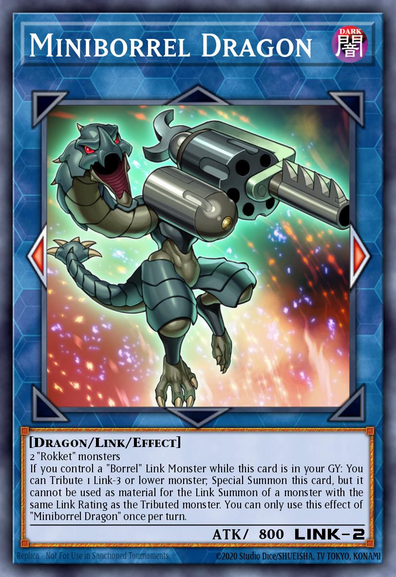 Miniborrel Dragon Yu-Gi-Oh card