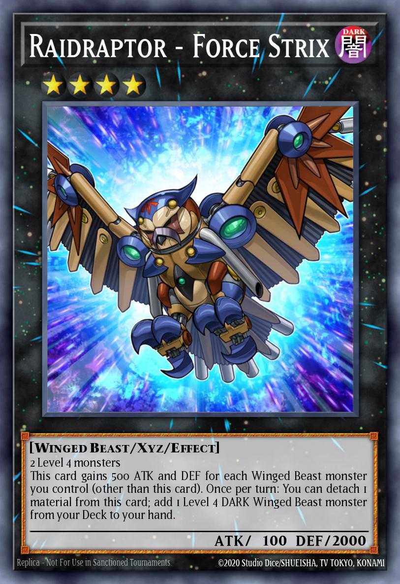 Raidraptor - Force Strix Yu-Gi-Oh card