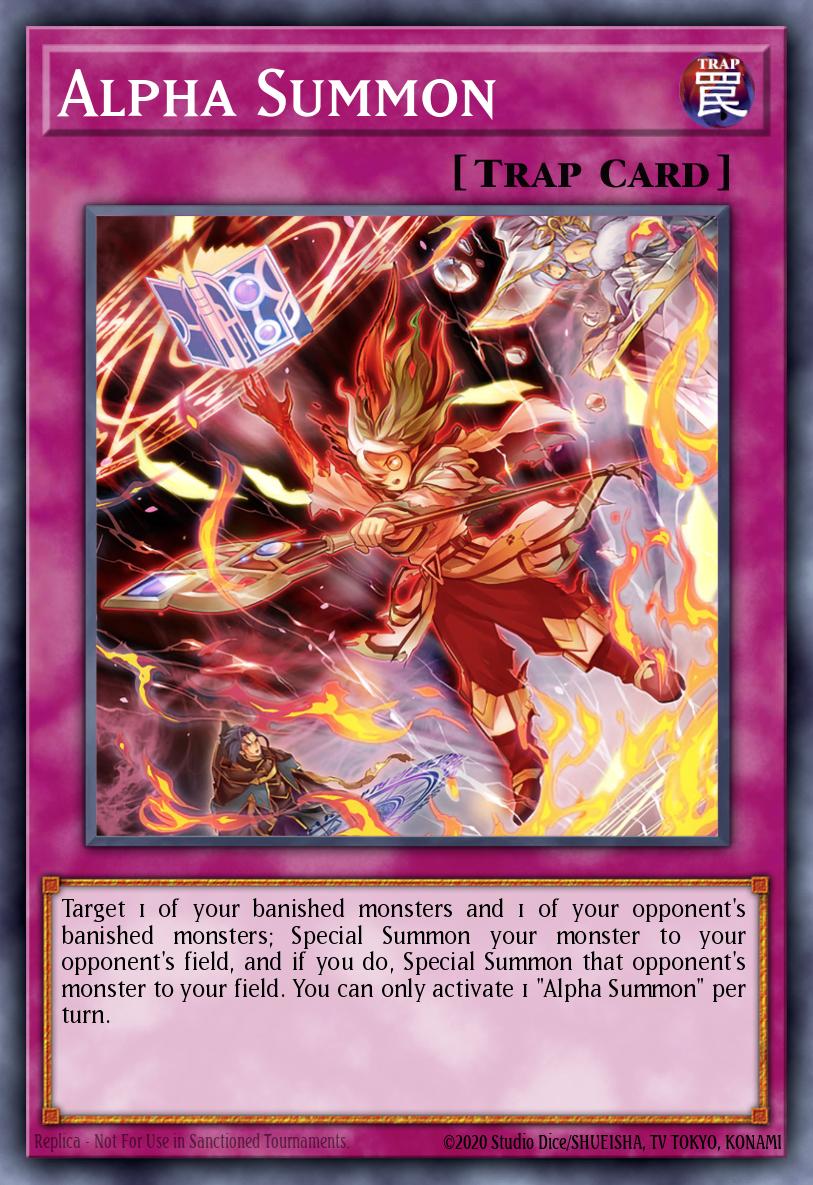 Alpha Summon Yu-Gi-Oh card