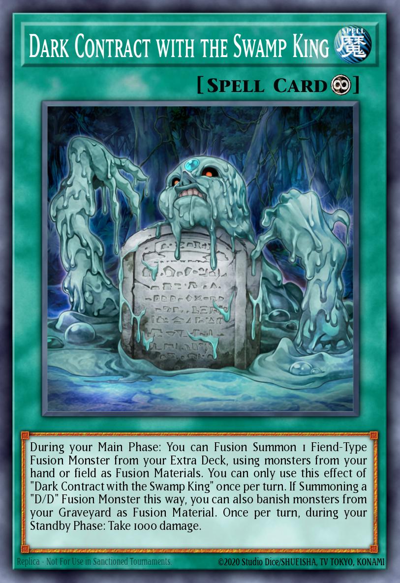 Dark Contract with the Swamp King Yu-Gi-Oh card