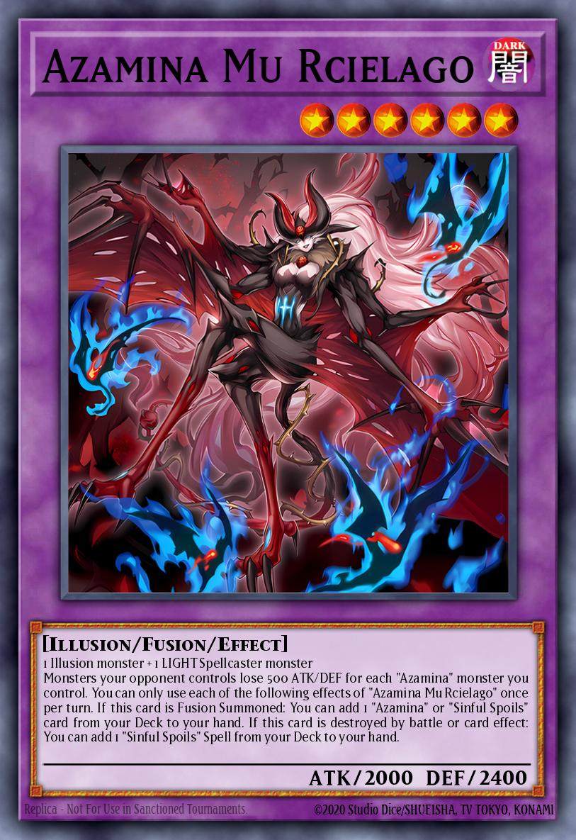 Azamina Mu Rcielago Yu-Gi-Oh card