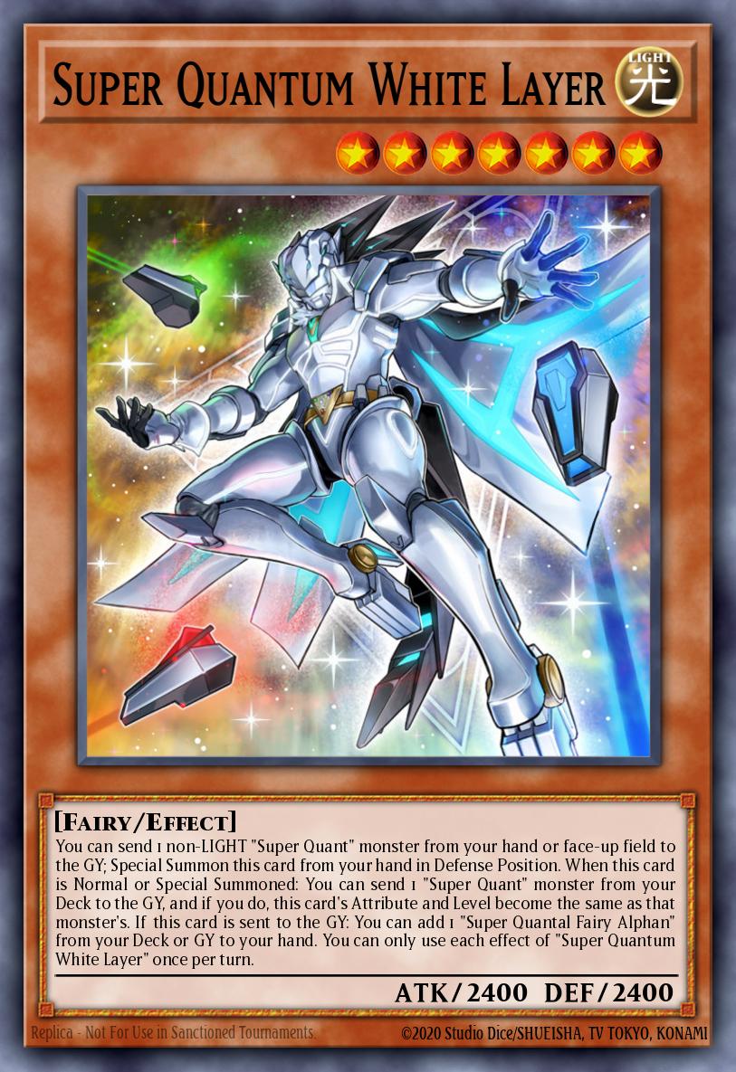 Super Quantum White Layer Yu-Gi-Oh card