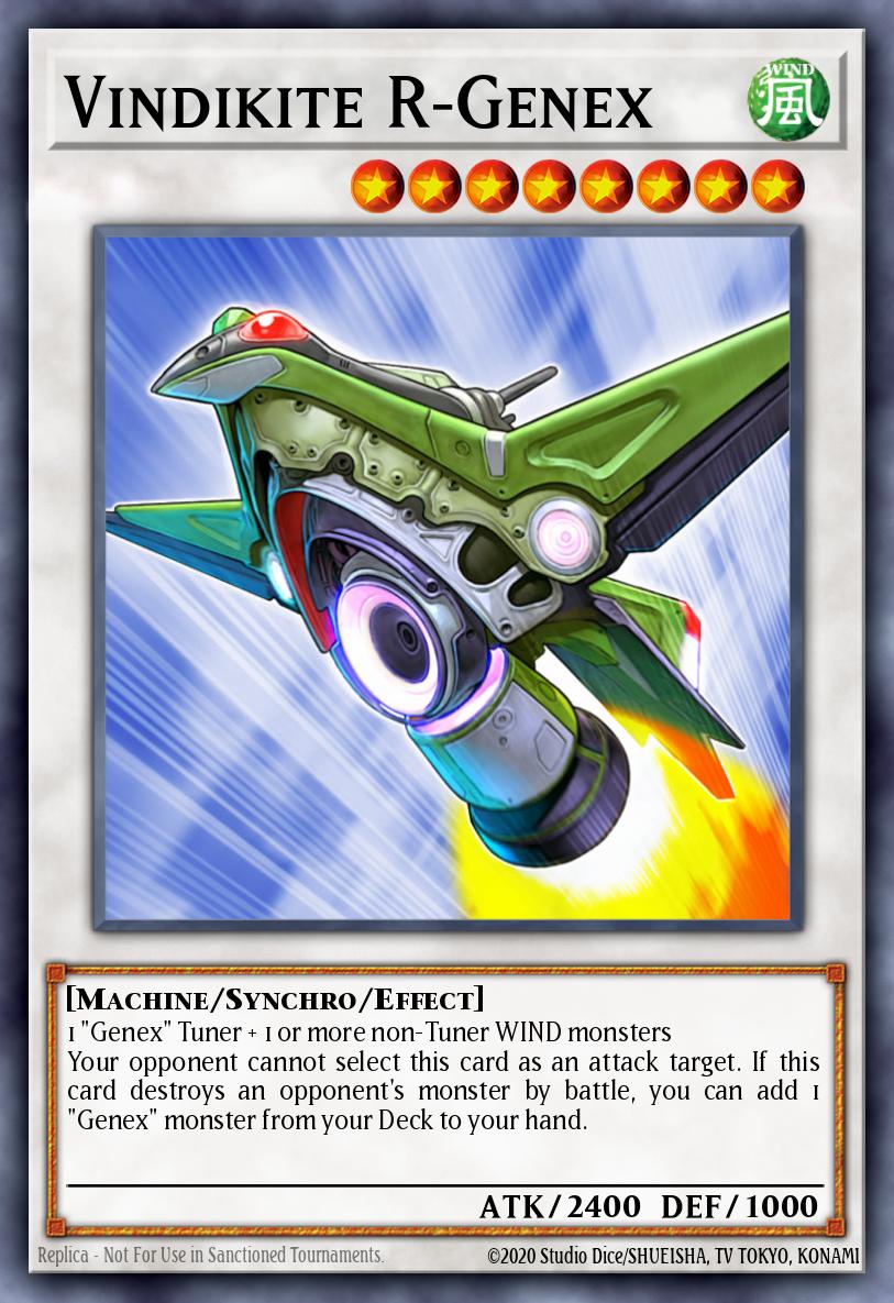 Vindikite R-Genex Yu-Gi-Oh card